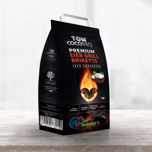 TOM COCO BBQ EIERBRIKETTS 3 KG